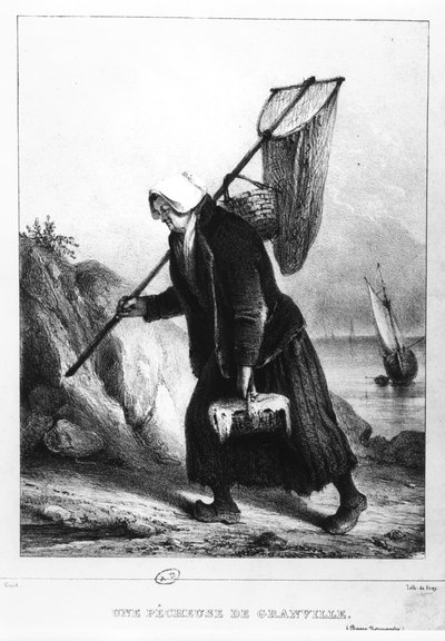 A Fisherwoman from Granville, Normandy, France by Charlemagne Oscar Guet